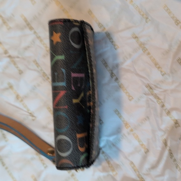 Vintage Dooney & Bourke Multicolor Mini Wristlet/Wallet - Picture 3 of 7